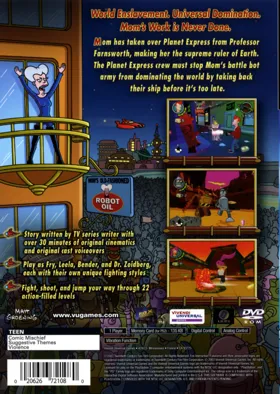 Futurama box cover back